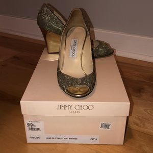 Jimmy Choo Baxen Wedge Light Bronze